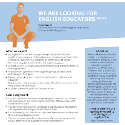 English Educators (m/f/x)
