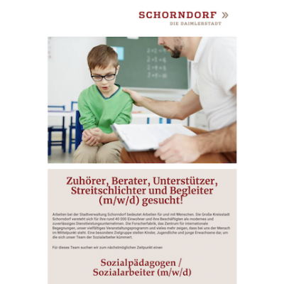 Sozialpädagogen / Sozialarbeiter (m/w/d)