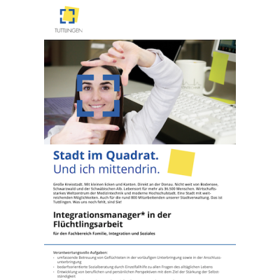 Integrationsmanager* (m/w/d) – Flüchtlingsarbeit für den Fachbereich Familie, Integration und Soziales