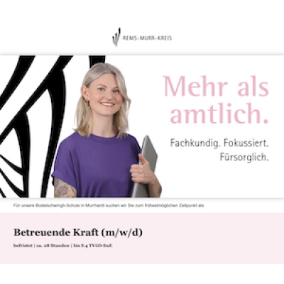 Betreuende Kraft (m/w/d), ca. 28 Stunden