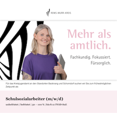 Schulsozialarbeiter (m/w/d)